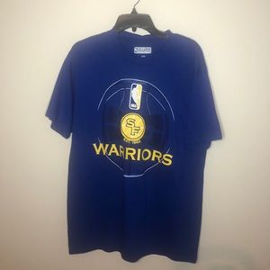 🇺🇸 NEW NBA Warriors Blue T-Shirt, Size L